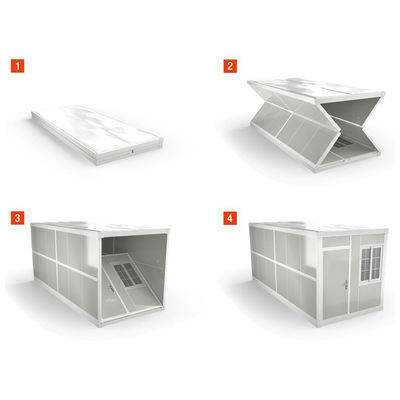 Casa prefabbricata in contenitore espandibile in stile moderno T-Type da 40 piedi con finestra scorrevole in PVC