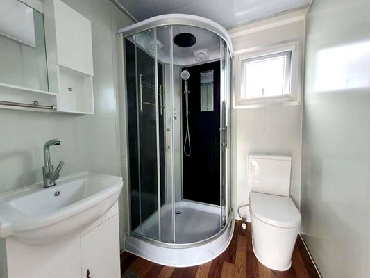 Moderna casa in container espandibile da 30 piedi con telaio in acciaio galvanizzato della città di Weifang