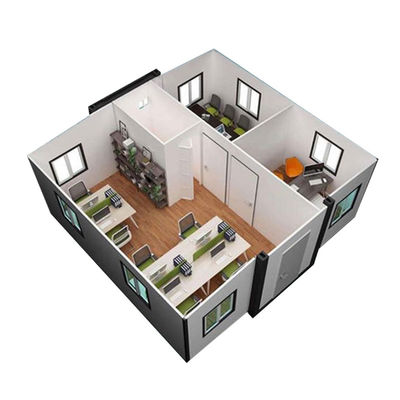 Moderno design Strutture in acciaio da 20 ft Prefabbricate Modulare abitabili pieghevoli da Weifang