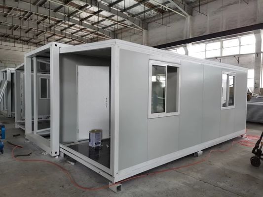 Hotel Container Home Casa espandibile da 20 piedi con struttura a telaio in acciaio galvanizzato
