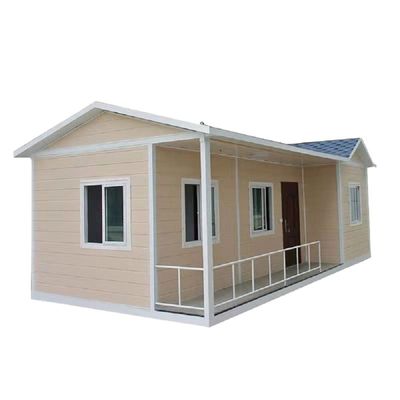 Casa di lusso in acciaio leggero prefabbricata personalizzabile con finestra scorrevole in PVC