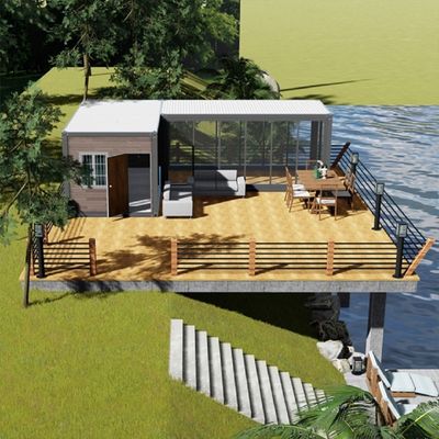 Mobile Living Made Easy 2023 Casa portabile pieghevole con vetrina scorrevole in PVC