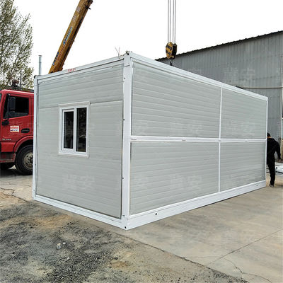 Case di contenitori pieghevoli prefabbricate con telaio in acciaio galvanizzato