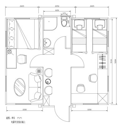 Hotel Design Moderno REACHTOP 2 camere da letto Case Prefabbricate Modulari Casa Contenitore Espandibile Piccola Villa