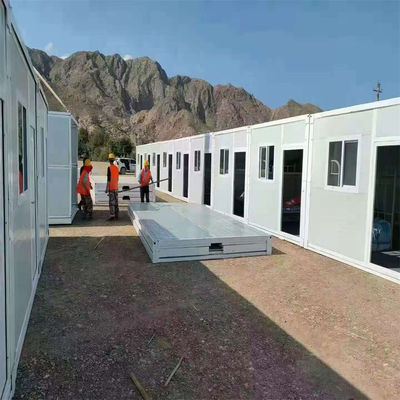 Moderna progettazione vetrina scorrevole in PVC Luxury Folding Container House per il 2022 Home
