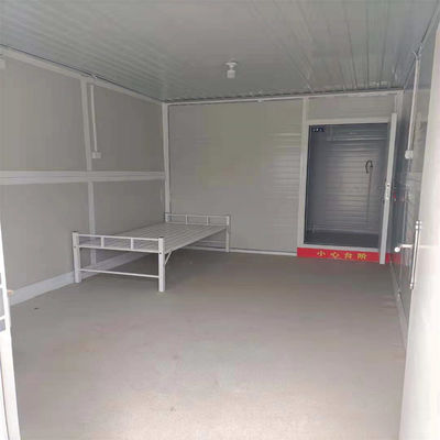 Casa di contenitori pieghevole da 20 piedi facile da assemblare con bagno e telaio in acciaio galvanizzato