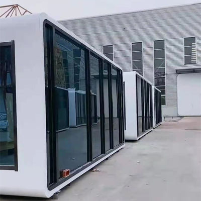 Hotel Indoor Apple Cabin Office Pod Garden Office Container House con struttura in acciaio leggero