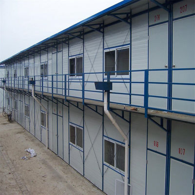Moderna struttura in acciaio leggero di tipo K Casa prefabbricata con finestra scorrevole in PVC
