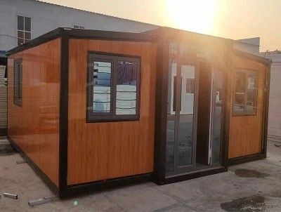 Porta in acciaio porta mobile casa di contenitori per abitazione per prefabbricazione su misura espandibile