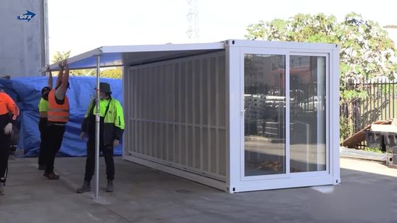 Porta in acciaio porta mobile casa di contenitori per abitazione per prefabbricazione su misura espandibile