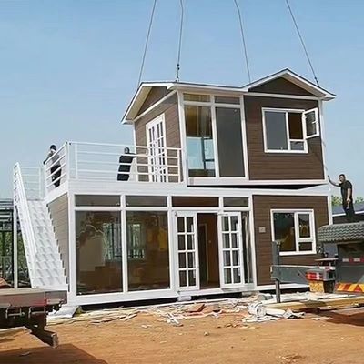 Villa luminosa prefabbricata Mobile House con Acciaio e Sandwich Board