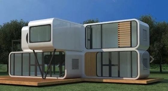 Struttura di acciaio leggero struttura montata fat pack casa di contenitori per la vita eco-amichevole