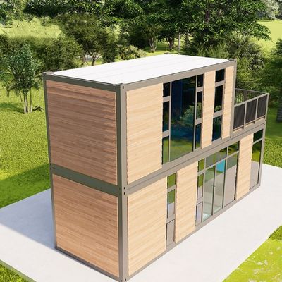 Casa prefabbricata a prezzi accessibili per hotel in bianco/grigio/nero