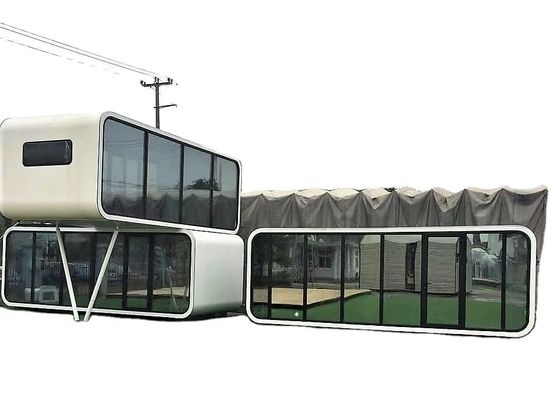 20ft/40ft stile di design moderno Container Casa di ufficio con struttura in acciaio leggero