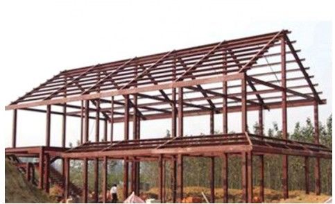 Moderne strutture di tubi in acciaio progettate per edifici agricoli prefabbricati