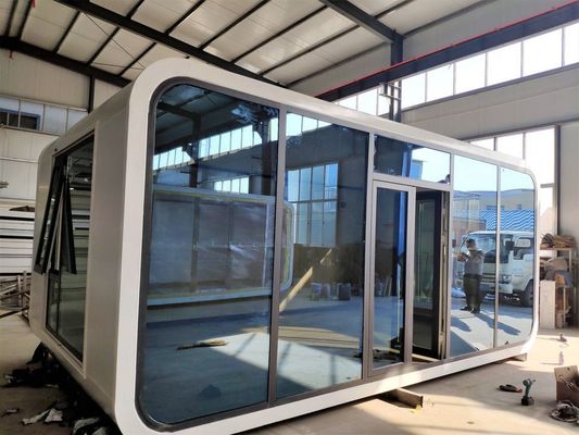 Vantaggi della casa prefabbricata mobile in legno installazione rapida casa contenitore Apple intelligente