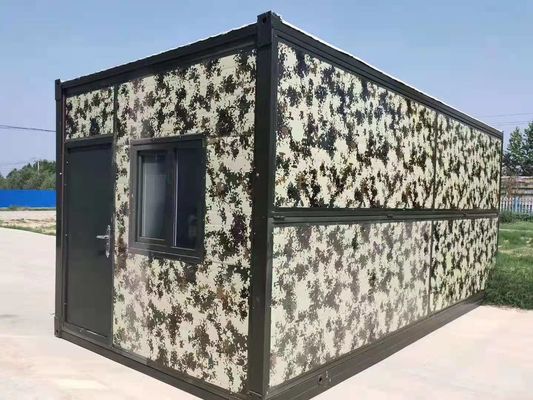 Installazione rapida Casa in contenitore in acciaio Casa con struttura in acciaio a finestre in alluminio