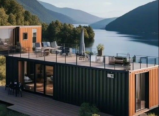 20ft 40ft Espandibile Prefabbricato Homestay Hotel Con Container Garden Bedroom