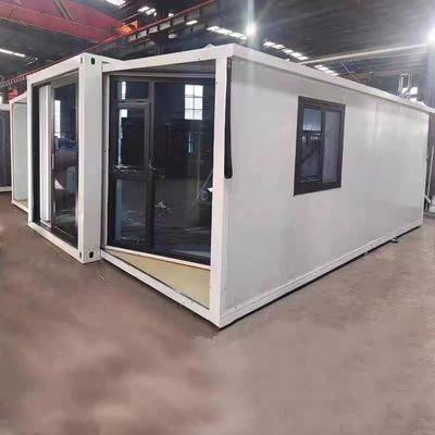 Porta in acciaio prefabbricata Mini Luxury Container House per 20/40FT Portable Mobile Espandibile