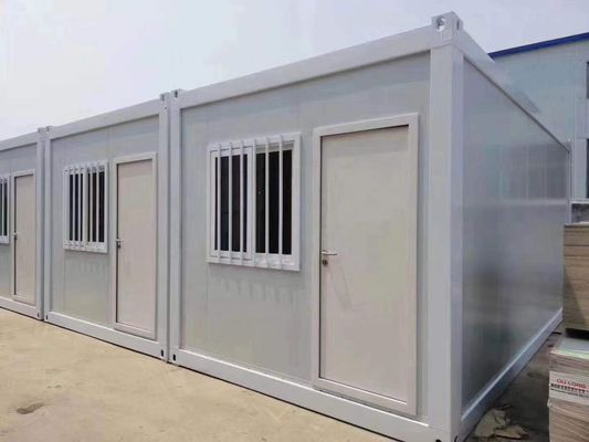 Casa abitabile Contenitore a confezione piatta con finestra scorrevole in PVC di design tradizionale