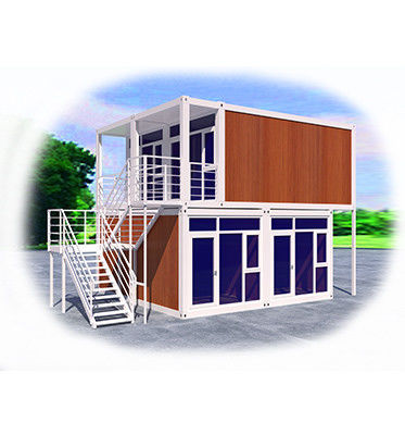 Casa abitabile Contenitore a confezione piatta con finestra scorrevole in PVC di design tradizionale