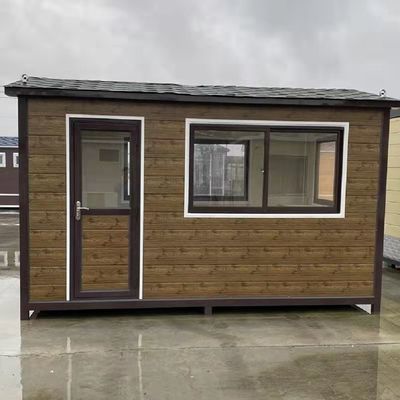Prefabbricato modulare piccolo container Van House con telaio in acciaio galvanizzato
