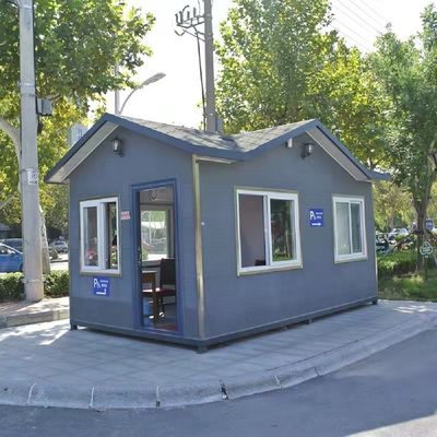 Prefabbricato modulare piccolo container Van House con telaio in acciaio galvanizzato