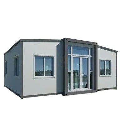 Laboratorio magazzino 20ft 40ft moderna acciaio prefabbricato piccola casa mobile modulare espandibile