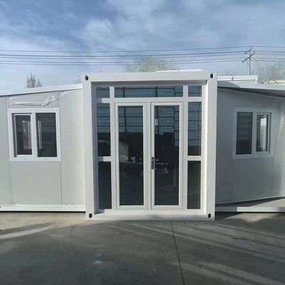 Laboratorio magazzino 20ft 40ft moderna acciaio prefabbricato piccola casa mobile modulare espandibile