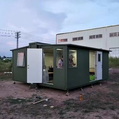 Casa portabile in contenitore con finestra in alluminio per soggiorno in famiglia Hotel camera da letto giardino e costruzione veloce