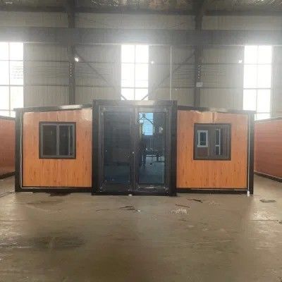 Casa di contenitori modulare prefabbricata standard da 20 piedi/40 piedi per la costruzione di magazzini per laboratori