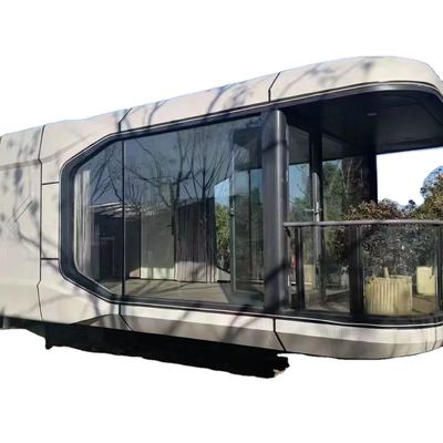 Casa prefabbricata in acciaio leggero Portatile Prefabbricata Luxury Space Capsule Container