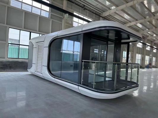 Casa prefabbricata in acciaio leggero Portatile Prefabbricata Luxury Space Capsule Container
