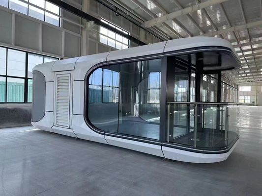 Casa prefabbricata in acciaio leggero Portatile Prefabbricata Luxury Space Capsule Container