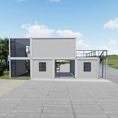 Home Office Tecnologia Container house con struttura in acciaio