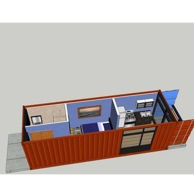 20ft / 40ft Prefabbricato Container Modulare Casa ufficio Home Soluzione