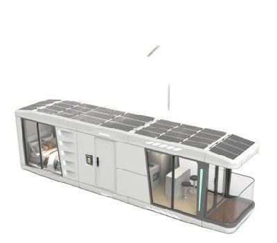 Casa prefabbricata di lusso Fat Pack Container Casa per capsula spaziale solare
