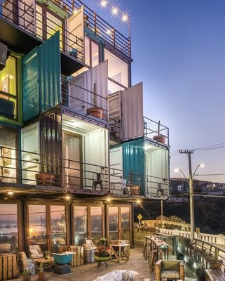 Container prefabbricati staccabili Case per uffici Hotel Giardino Living Container House