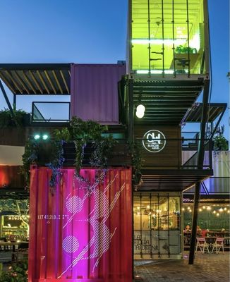 Container prefabbricati staccabili Case per uffici Hotel Giardino Living Container House