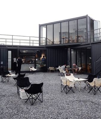 Container prefabbricati staccabili Case per uffici Hotel Giardino Living Container House