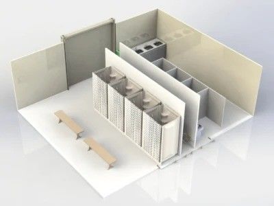 Struttura esterna in acciaio Casa di container di lusso con tetto pieghevole pieghevole