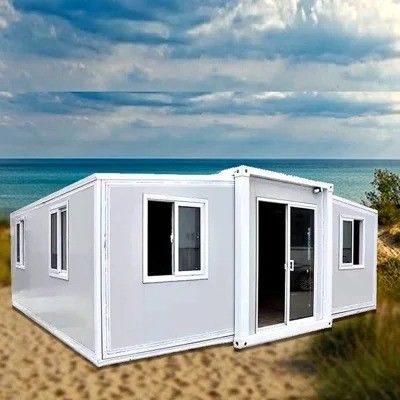 Casa prefabbricata di lusso pieghevole di 20 piedi a colori personalizzati