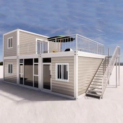 Edificio per uffici di lusso Casa prefabbricata riciclabile Container per abitazione familiare