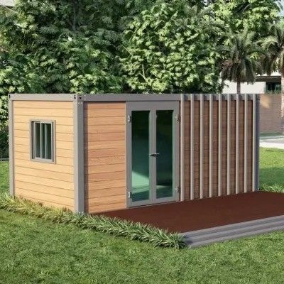Edificio per uffici di lusso Casa prefabbricata riciclabile Container per abitazione familiare