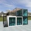 Edificio per uffici di lusso Casa prefabbricata riciclabile Container per abitazione familiare
