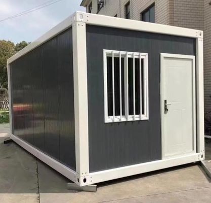 20ft Flat Pack Container House Prefab Container Camping House con distaccabile