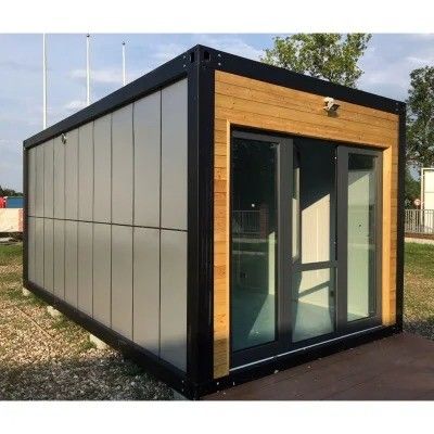 Fat Pack Container House Una soluzione portatile e lussuosa con telaio in acciaio
