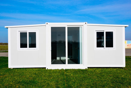 Studio di costruzione in legno ufficio casa modulare casa piatta porta contenitori espandibile