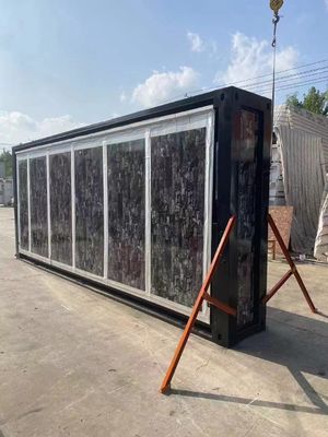 Abitazione multifunzionale con casa contenitore fat pack assemblata