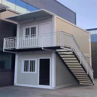Furgone e casa di container smontabili in stile moderno per lo spettacolo del negozio